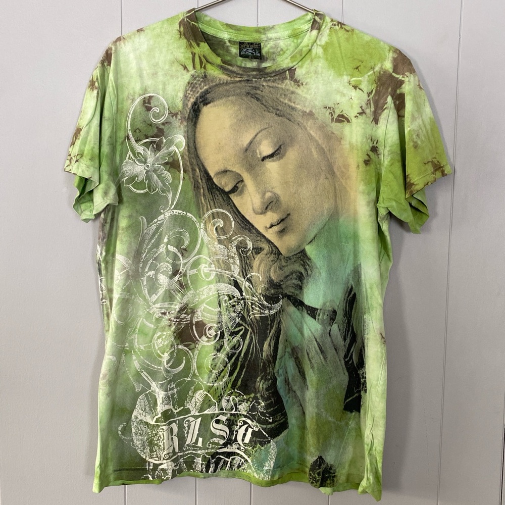 Y2K AOP mother Mary tie dye